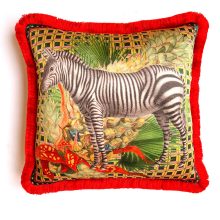Floral Zebra - Cushion